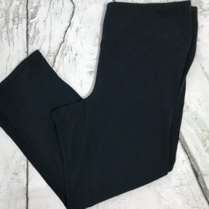 Gap Body Cropped Yoga Pants Sz Med Black